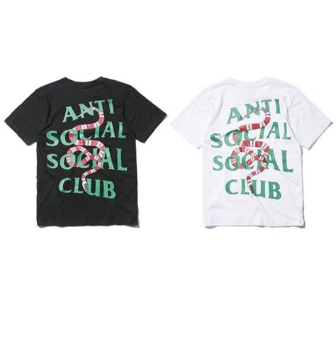 anti social social club x gucci tee